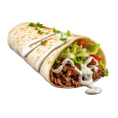 Halifax Donair isolated on transparent background