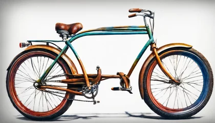 Deurstickers vintage bicycle © atonp