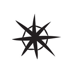 Obraz premium Cute snowflake isolated on white background. Flat snow icon