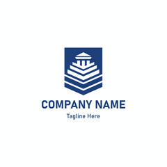 Abstract business company logo. unique financial logo design inspiration Connected arrow up, growth, progress, and success concept