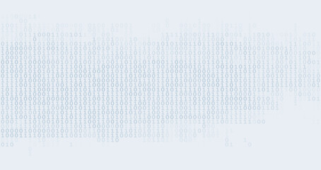 Simple binary code background. Vector pattern