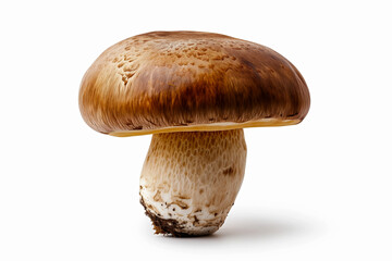 boletus edulis mushroom isolated on white