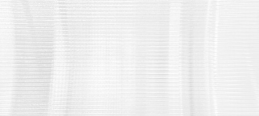 white glass sheet wall or corrugated wall pattern texture use as background. frosted wave glass in horizontal line pattern in the translucent and polished effect.