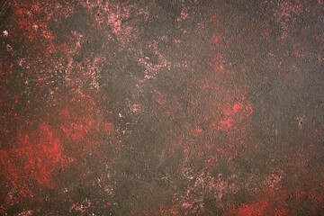 Red and black background, dark surface