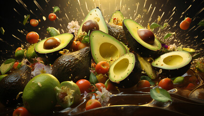 Recreation of avocados and fruits