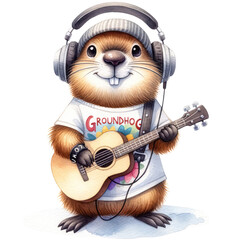 Watercolor Groundhog Day with Music Clipart | Festive Celebration Illustration
Festive Groundhog Day Music Clipart | Whimsical Watercolor Holiday Graphics
Creative Watercolor Design | Groundhog Day an