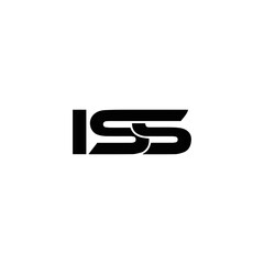 ISS logo. I S S design. White ISS letter. ISS, I S S letter logo design. Initial letter ISS letter logo set, linked circle uppercase monogram logo. I S S letter logo vector design.	
