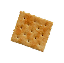 Cracker soda isolated on transparent layered background.