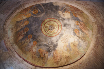 Fresco in Saint Nicholas Church in Demre, Antalya, Turkiye