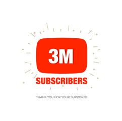 3M Subscribers thank you.