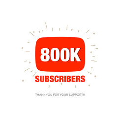 800k Subscribers thank you.
