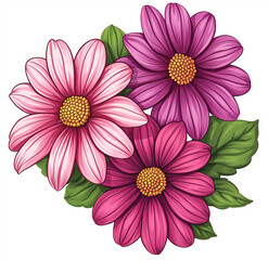 Obraz premium Watercolor Floral Design