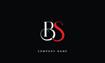 BS, SB, B, S Abstract Letters Logo Monogram