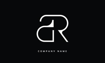 BR, RB, B, R Abstract Letters Logo Monogram
