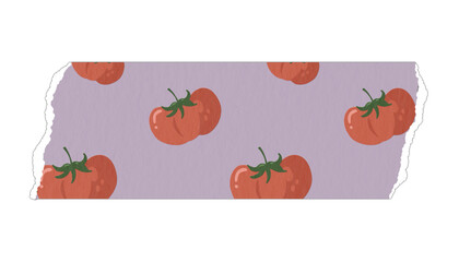 Washi tapes label digital planner minimal tomato pattern Scrapbooking border banners