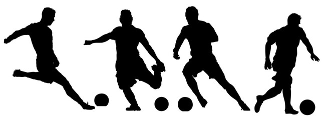 silhouette of football players © Aakhra