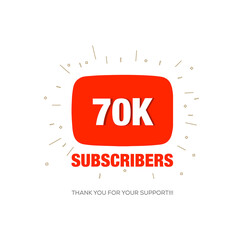 70k Subscribers thank you.