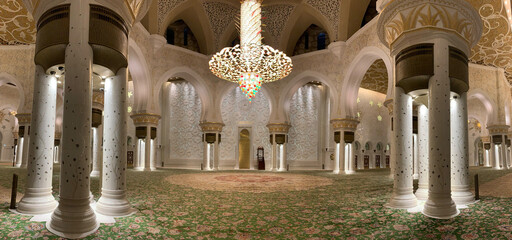 Grand Mosque, Male Prayer Room,  Abu Dhabi, 