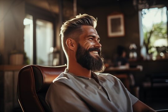 Men Haircut Hairstyle With Beard Images Browse 337 212 Stock Photos Vectors and Video Adobe Stock