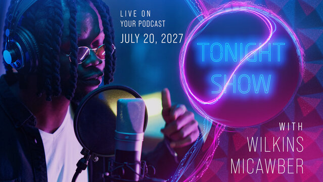 Tonight Show Audio Podcast Template