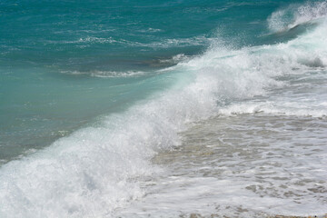 Foamy wave detail