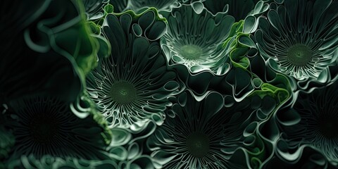 Extremely detailed nature macro closeup