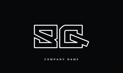 Obraz premium BQ, QB, B, Q Abstract Letters Logo Monogram