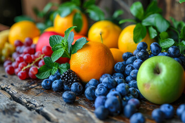 Mix Früchte Hintergrund