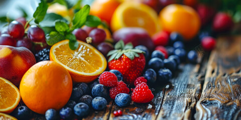 Mix Früchte Hintergrund
