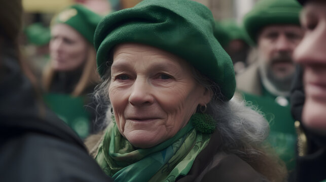 The Vibrance of Saint Patrick's Day: A Parade of Smiles and Tradition AI-Generative