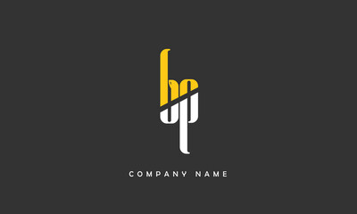 BP, PB, B, P Abstract Letters Logo Monogram