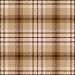 Plaid seamless pattern. Repeating checker fabric for design prints plaids. Repeated check ekose. Checks square line. Vichi cloth. Tartan repeat textile. Scottish madras flannel. Vector illustration