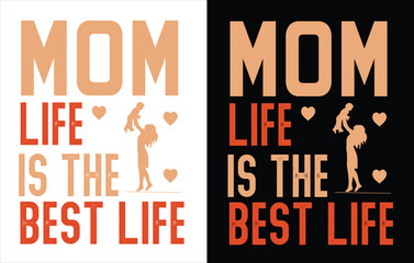 Fototapeta premium Mother love t shirt design ,To the world you are a mother but to your family you are the world, mothers day love mom t shirt design best selling funny t shirt design typography creative custom 