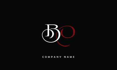 BO, OB, B, O Abstract Letters Logo Monogram