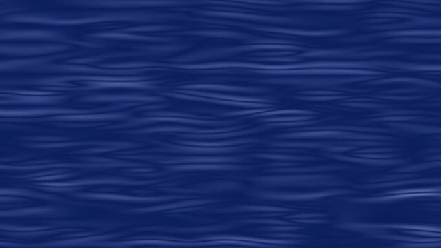 Abstract blue water liquid waves motion background loop