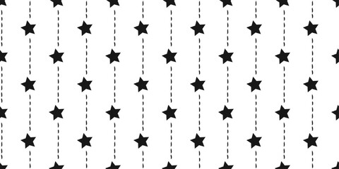 A simple pattern of stars decorated with dotted lines. Seamless vector star pattern, universal and seamless.