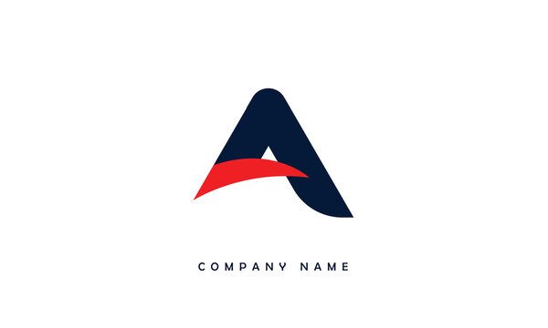 A, A Abstract Letter Logo Monogram