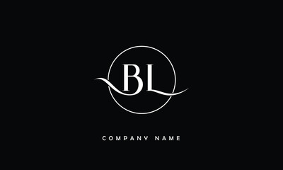 BL, LB, B, L Abstract Letters Logo Monogram