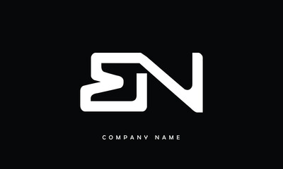 BN, NB, B, N Abstract Letters Logo Monogram