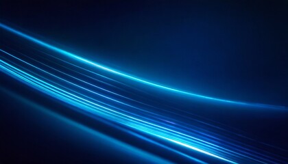 Fototapeta na wymiar Blue Abstract Waves & Lines Background
