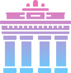 brandenburg gate icon