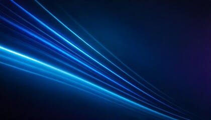 Fototapeta na wymiar Blue Abstract Waves & Lines Background