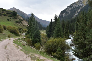 Fototapeta na wymiar Nature of Kyrgistan