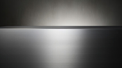Brushed texture podium for presenting modern kitchen appliances