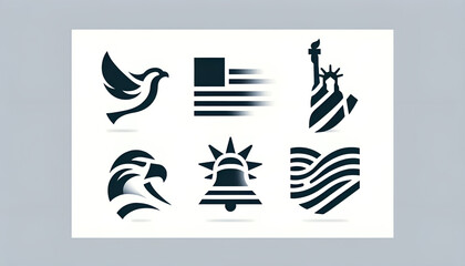 American symbols and icons, usa 