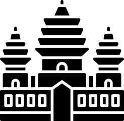 Naklejka premium Angkor wat icon