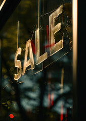 word sale written on window glass, sunlight, store, shopping, marketing, advertising, lettering, sign, discounts, door, transparent wall, hand written