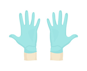 Medical gloves illustration vector design