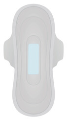 Woman pads template. vector illustration