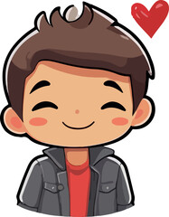 Set of vectors for Valentine's day. Watercolor hearts and lovers. Significant other.